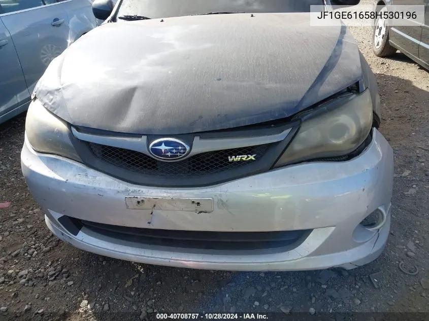 JF1GE61658H530196 2008 Subaru Impreza 2.5I