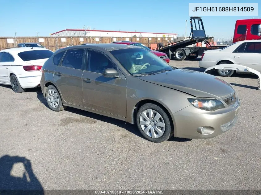 JF1GH61688H814509 2008 Subaru Impreza 2.5I