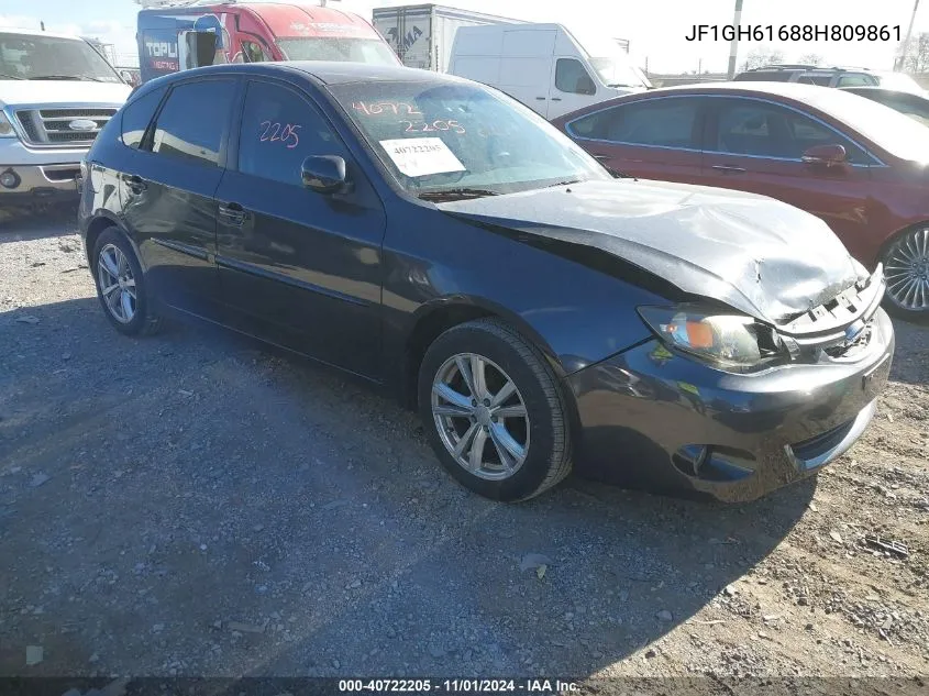 2008 Subaru Impreza Wagon (Natl) I W/Premium Pkg VIN: JF1GH61688H809861 Lot: 40722205