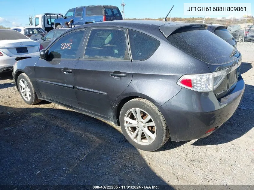 2008 Subaru Impreza Wagon (Natl) I W/Premium Pkg VIN: JF1GH61688H809861 Lot: 40722205