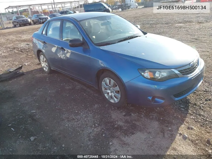 2008 Subaru Impreza 2.5I VIN: JF1GE61698H500134 Lot: 40725445