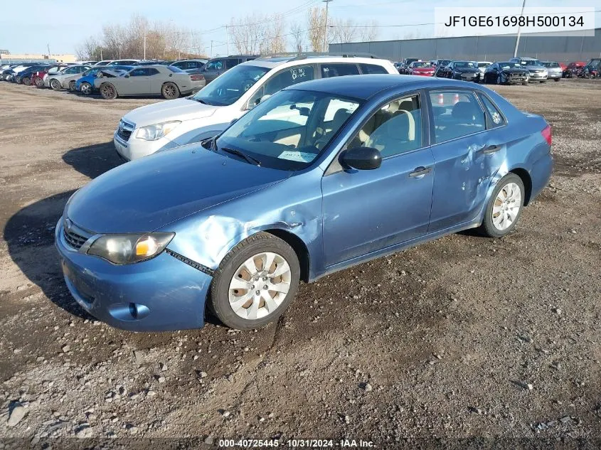 2008 Subaru Impreza 2.5I VIN: JF1GE61698H500134 Lot: 40725445