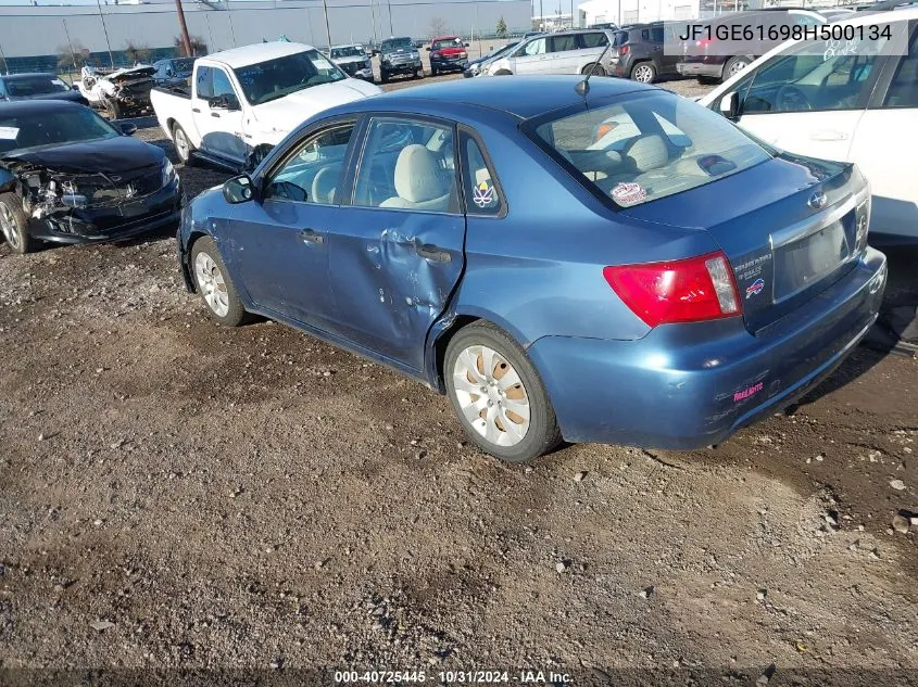 2008 Subaru Impreza 2.5I VIN: JF1GE61698H500134 Lot: 40725445