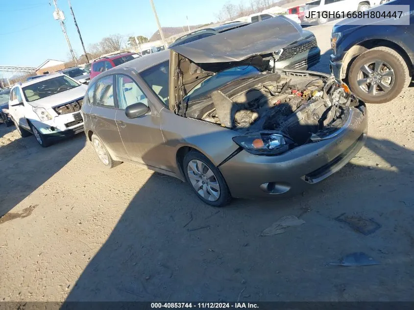 2008 Subaru Impreza 2.5I VIN: JF1GH61668H804447 Lot: 40853744