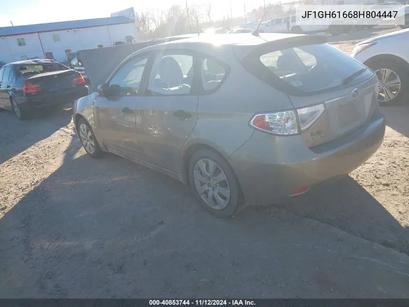 2008 Subaru Impreza 2.5I VIN: JF1GH61668H804447 Lot: 40853744