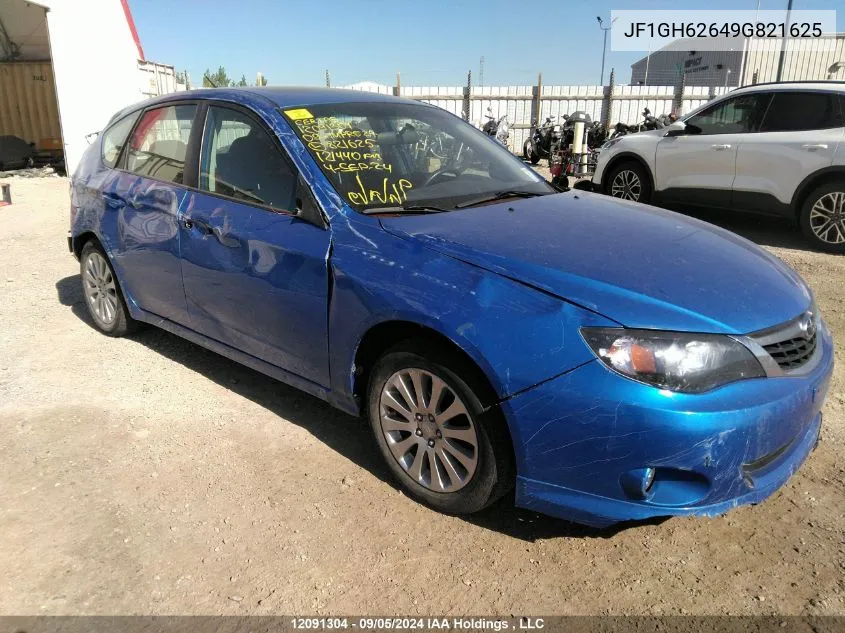 JF1GH62649G821625 2009 Subaru Impreza 2.5I