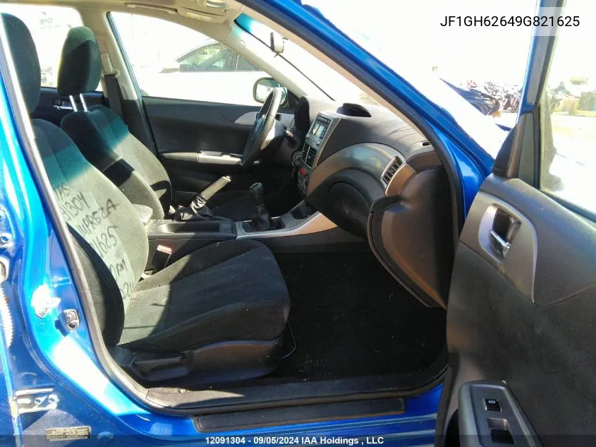 JF1GH62649G821625 2009 Subaru Impreza 2.5I