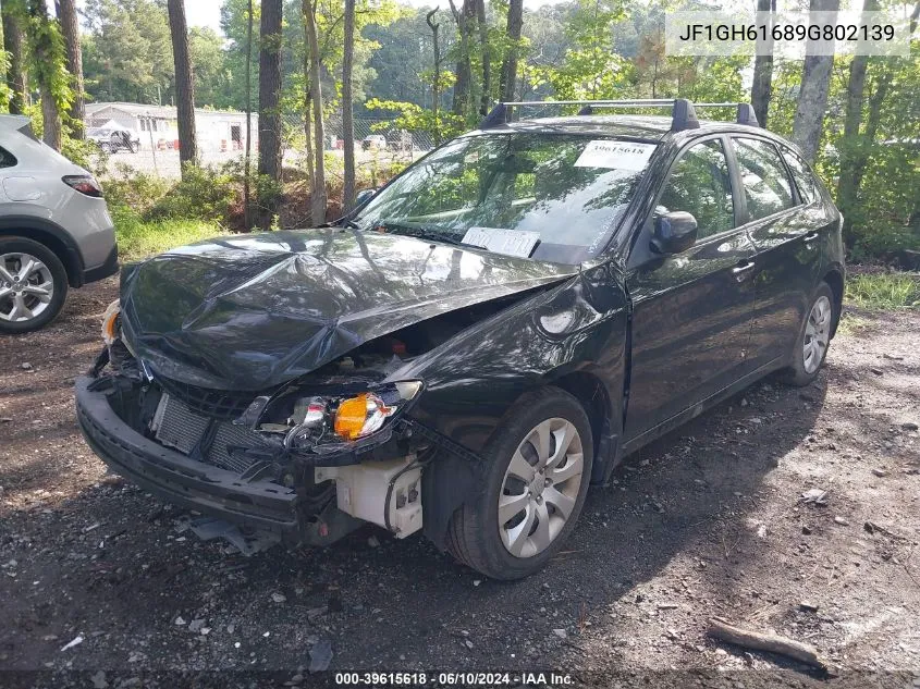 JF1GH61689G802139 2009 Subaru Impreza 2.5I