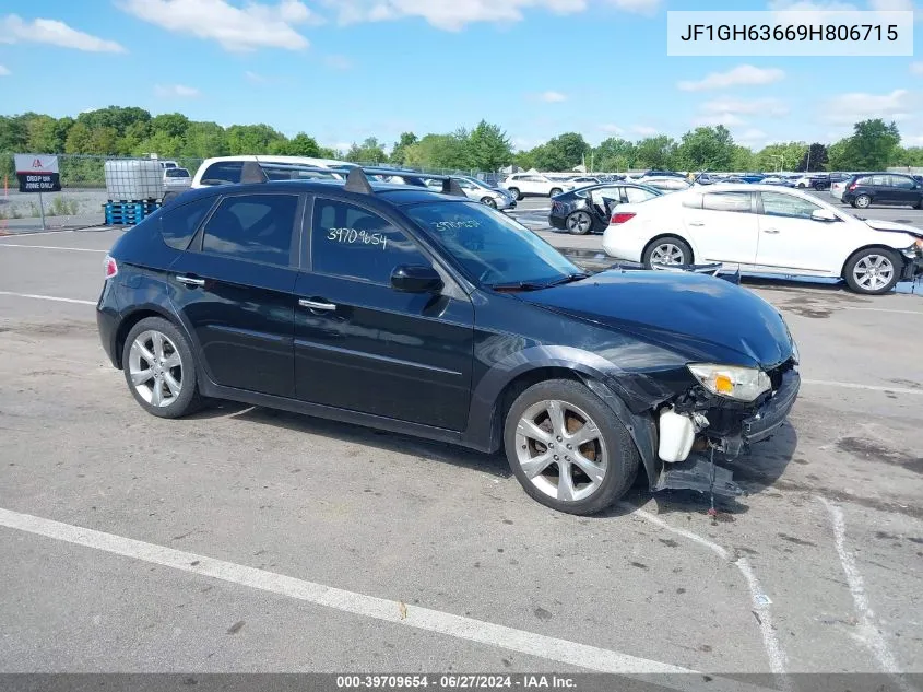 2009 Subaru Impreza Outback Sport VIN: JF1GH63669H806715 Lot: 39709654