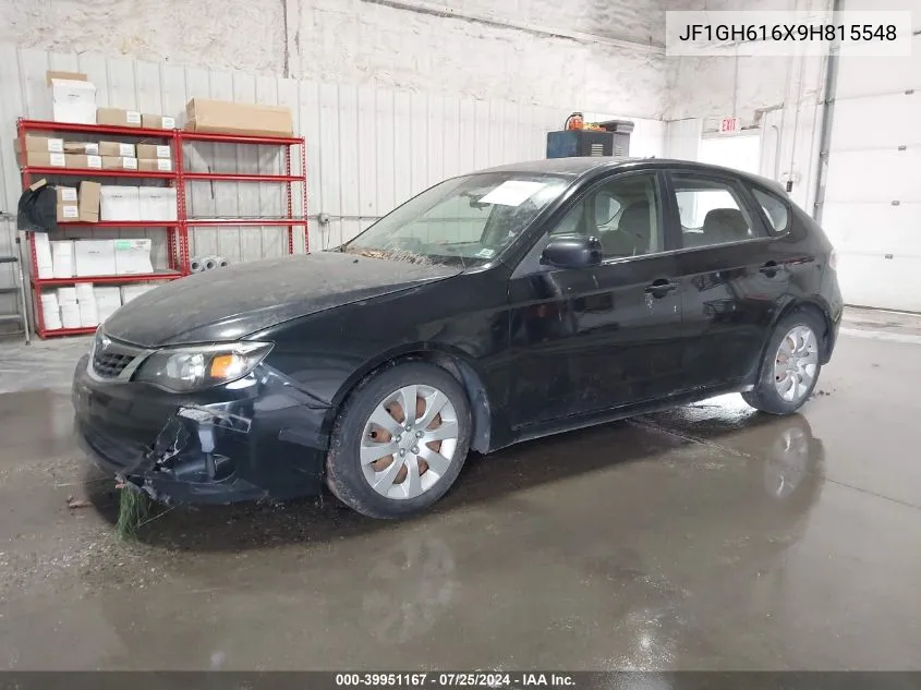 JF1GH616X9H815548 2009 Subaru Impreza 2.5I