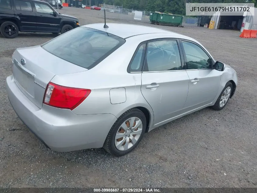 JF1GE61679H511702 2009 Subaru Impreza 2.5I