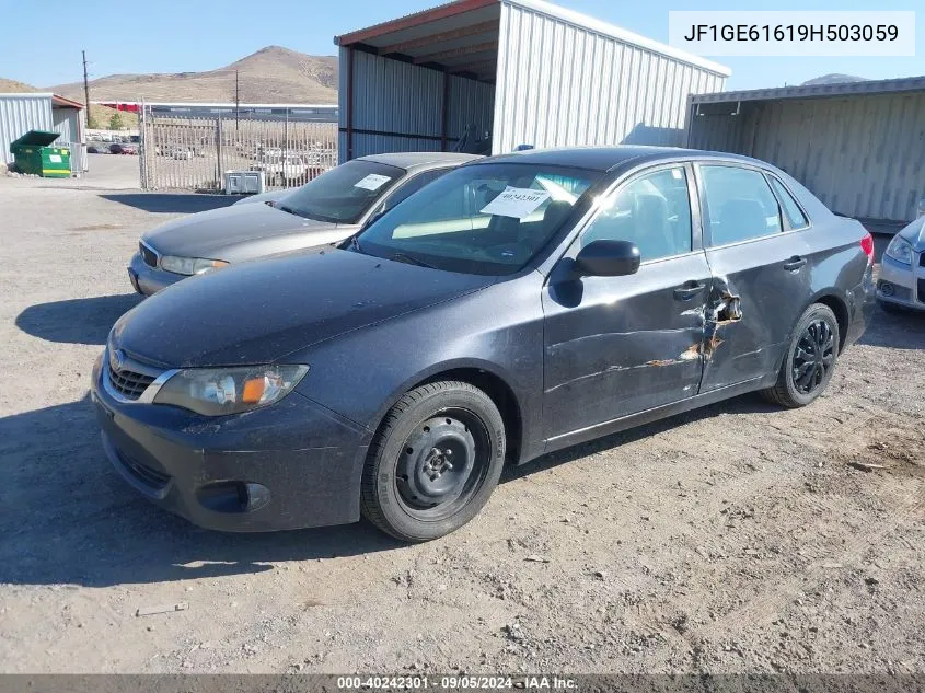 2009 Subaru Impreza 2.5I VIN: JF1GE61619H503059 Lot: 40242301