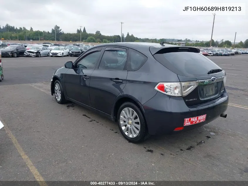 JF1GH60689H819213 2009 Subaru Impreza 2.5I