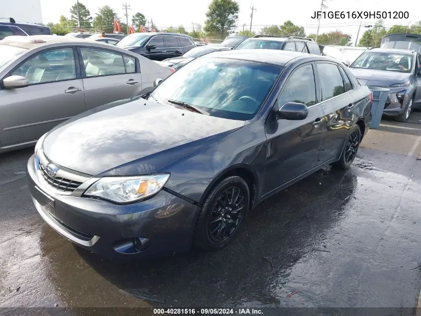 2009 Subaru Impreza 2.5I VIN: JF1GE616X9H501200 Lot: 40281516