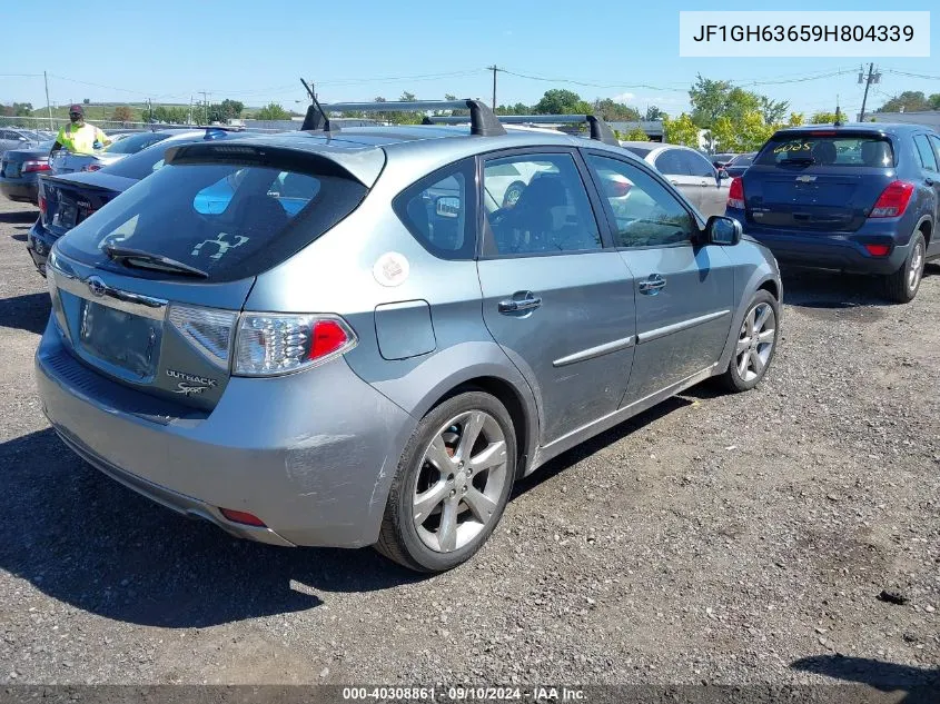 2009 Subaru Impreza Outback Sport Outback Sport VIN: JF1GH63659H804339 Lot: 40308861