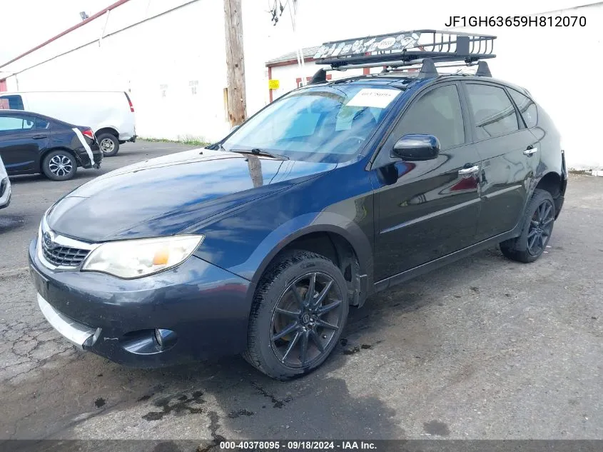 2009 Subaru Impreza Outback Sport VIN: JF1GH63659H812070 Lot: 40378095