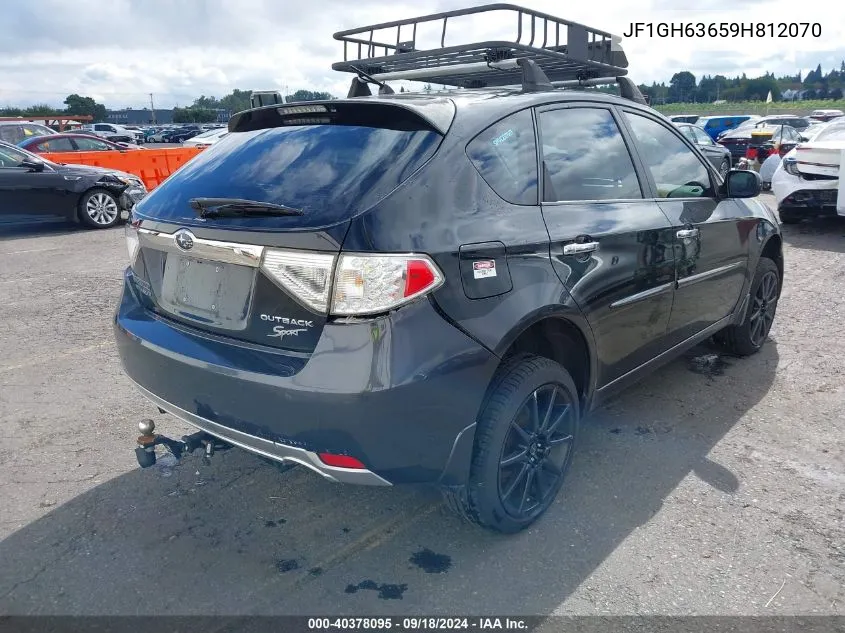 2009 Subaru Impreza Outback Sport VIN: JF1GH63659H812070 Lot: 40378095