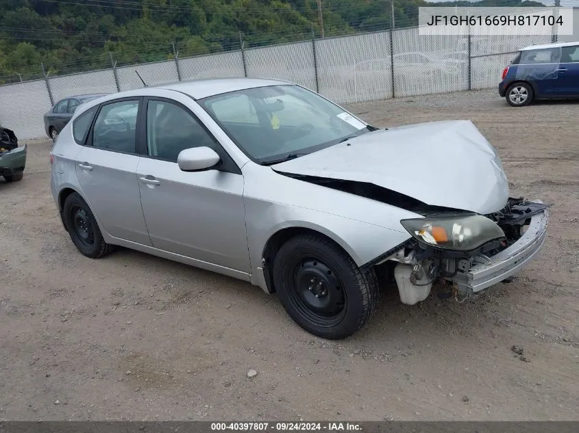 2009 Subaru Impreza 2.5I VIN: JF1GH61669H817104 Lot: 40397807