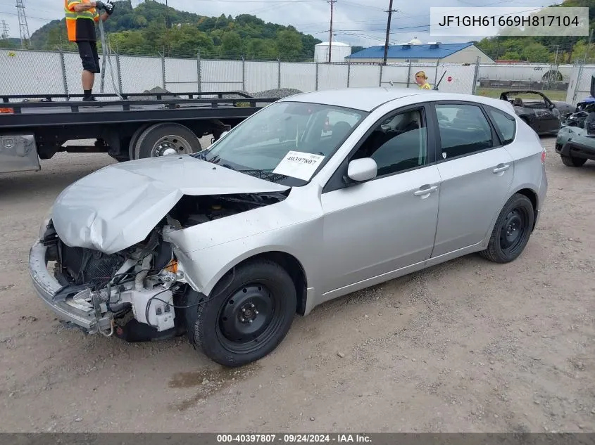 2009 Subaru Impreza 2.5I VIN: JF1GH61669H817104 Lot: 40397807