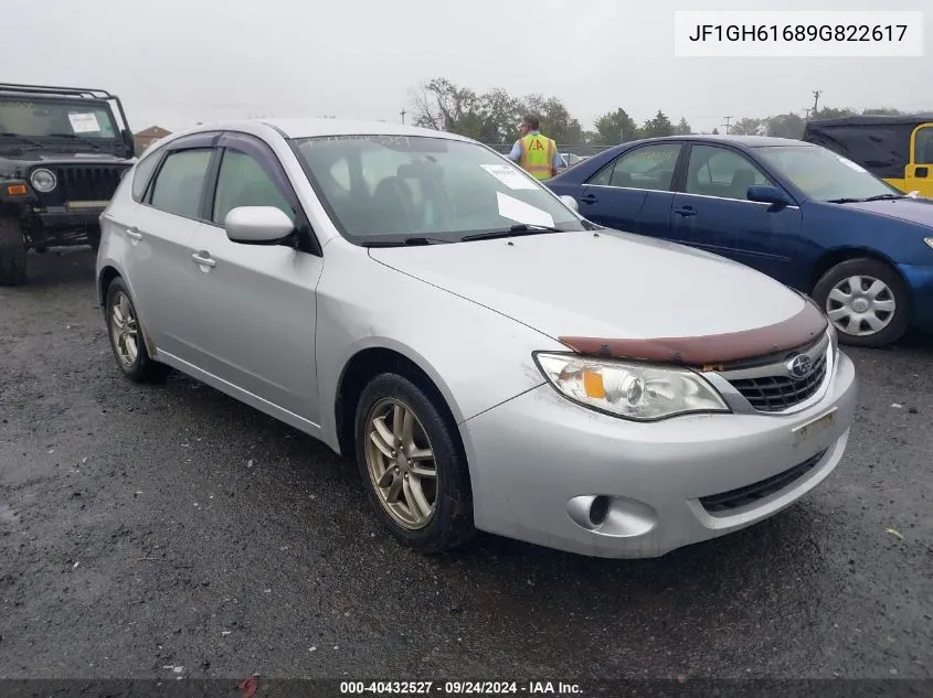 2009 Subaru Impreza 2.5I VIN: JF1GH61689G822617 Lot: 40432527