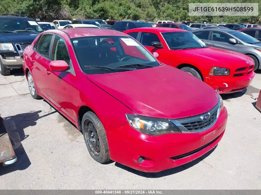 2009 Subaru Impreza 2.5I VIN: JF1GE61639H508599 Lot: 40441348