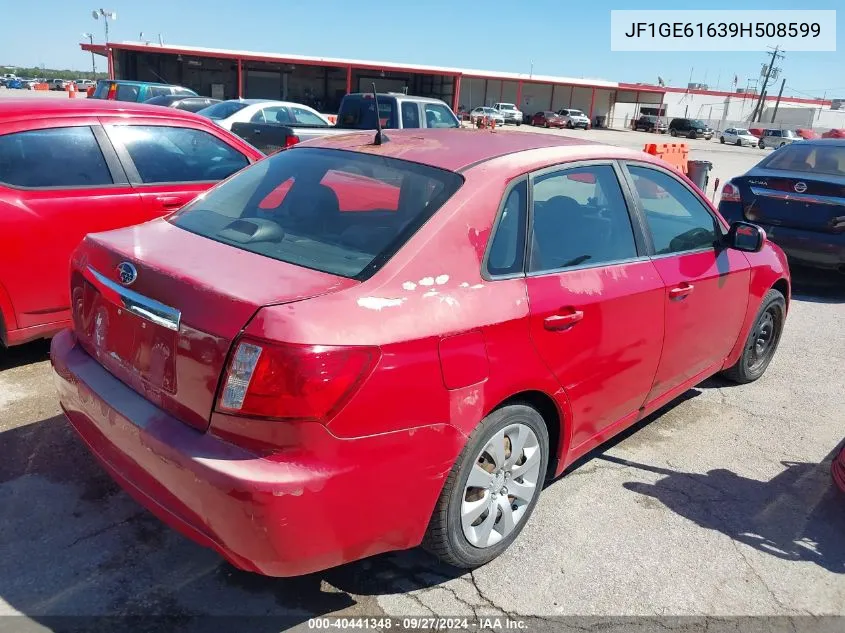 2009 Subaru Impreza 2.5I VIN: JF1GE61639H508599 Lot: 40441348