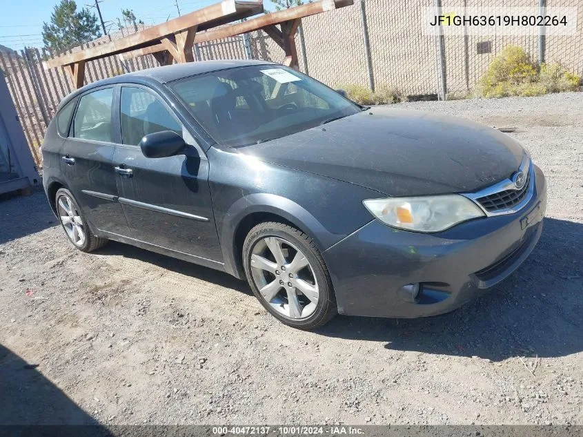 2009 Subaru Impreza Outback Sport VIN: JF1GH63619H802264 Lot: 40472137