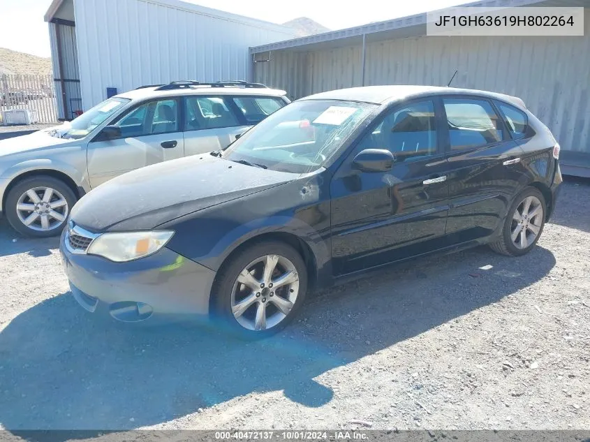 2009 Subaru Impreza Outback Sport VIN: JF1GH63619H802264 Lot: 40472137