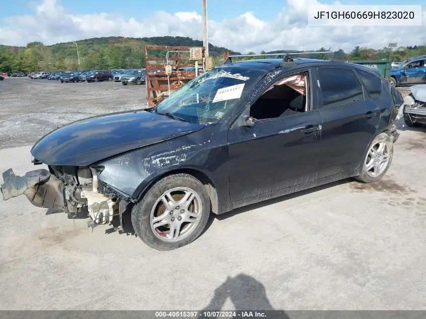 2009 Subaru Impreza 2.5I Premium VIN: JF1GH60669H823020 Lot: 40515397