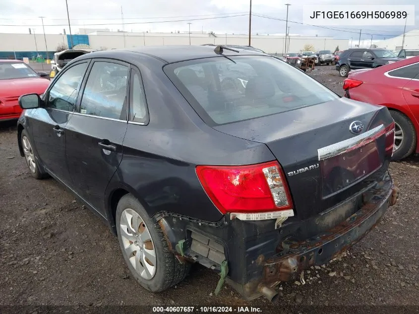 2009 Subaru Impreza 2.5I VIN: JF1GE61669H506989 Lot: 40607657