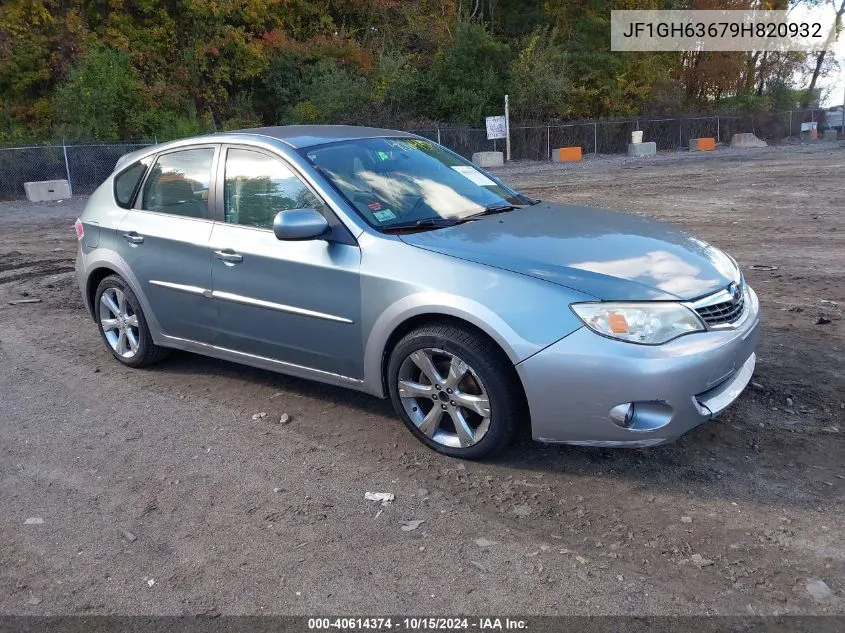 2009 Subaru Impreza Outback Sport VIN: JF1GH63679H820932 Lot: 40614374