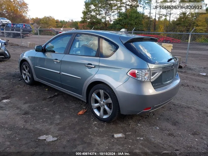 2009 Subaru Impreza Outback Sport VIN: JF1GH63679H820932 Lot: 40614374