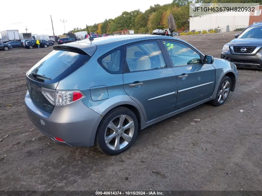 2009 Subaru Impreza Outback Sport VIN: JF1GH63679H820932 Lot: 40614374