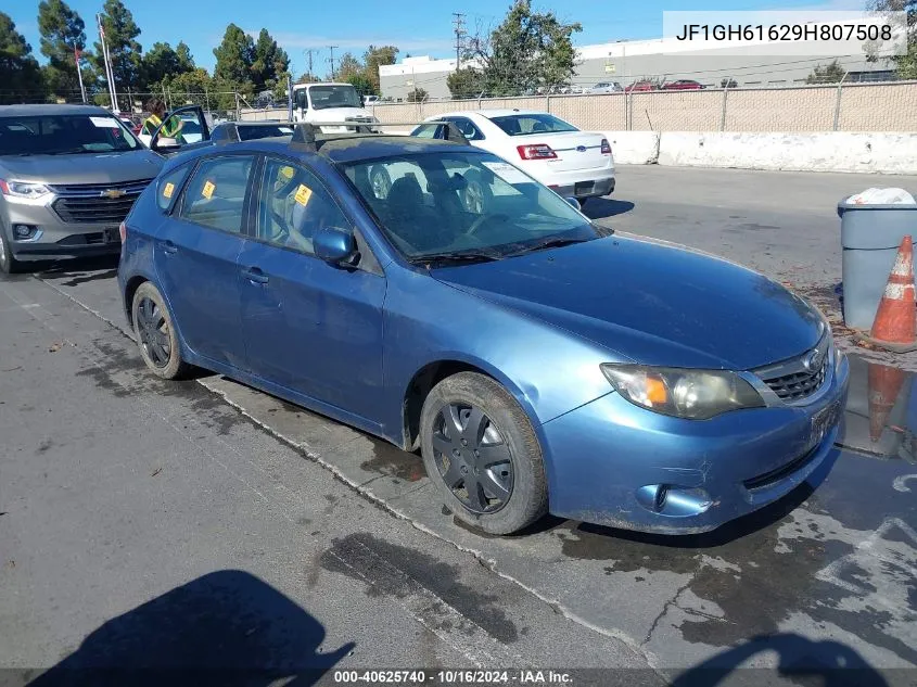 JF1GH61629H807508 2009 Subaru Impreza 2.5I