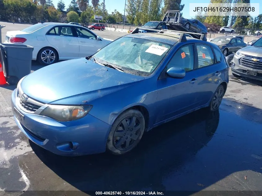 JF1GH61629H807508 2009 Subaru Impreza 2.5I