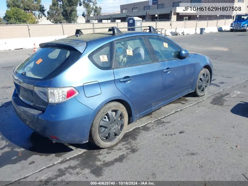 JF1GH61629H807508 2009 Subaru Impreza 2.5I