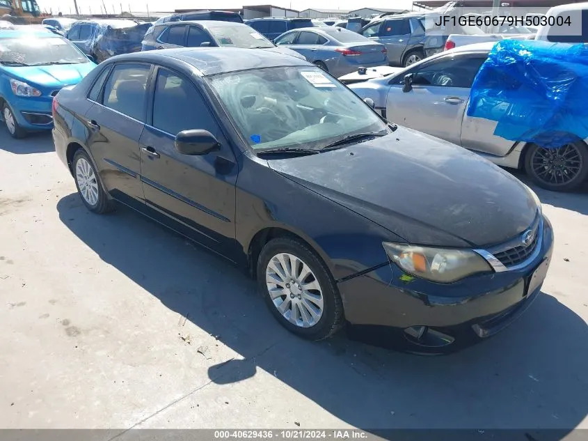 2009 Subaru Impreza 2.5I VIN: JF1GE60679H503004 Lot: 40629436