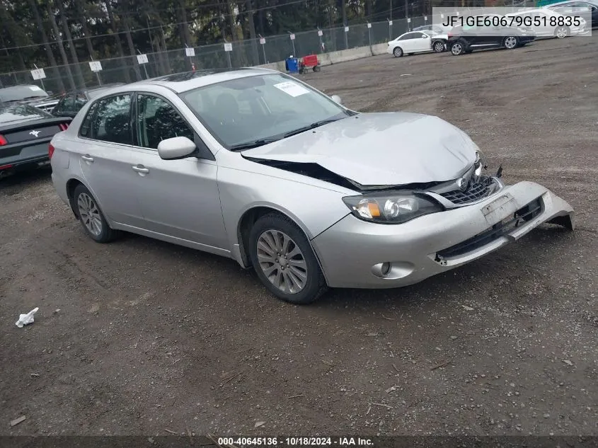 2009 Subaru Impreza 2.5I VIN: JF1GE60679G518835 Lot: 40645136