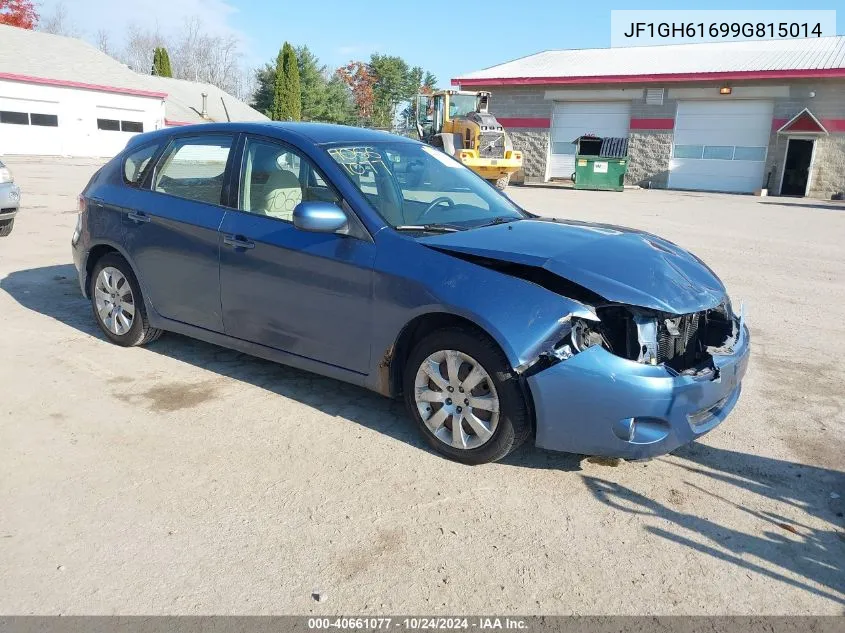 2009 Subaru Impreza 2.5I VIN: JF1GH61699G815014 Lot: 40661077