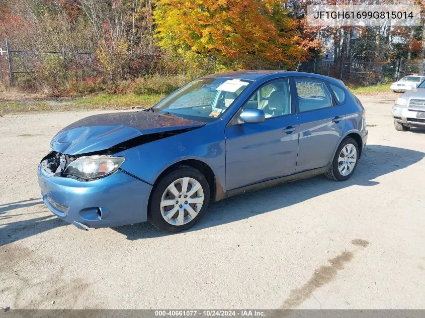 2009 Subaru Impreza 2.5I VIN: JF1GH61699G815014 Lot: 40661077