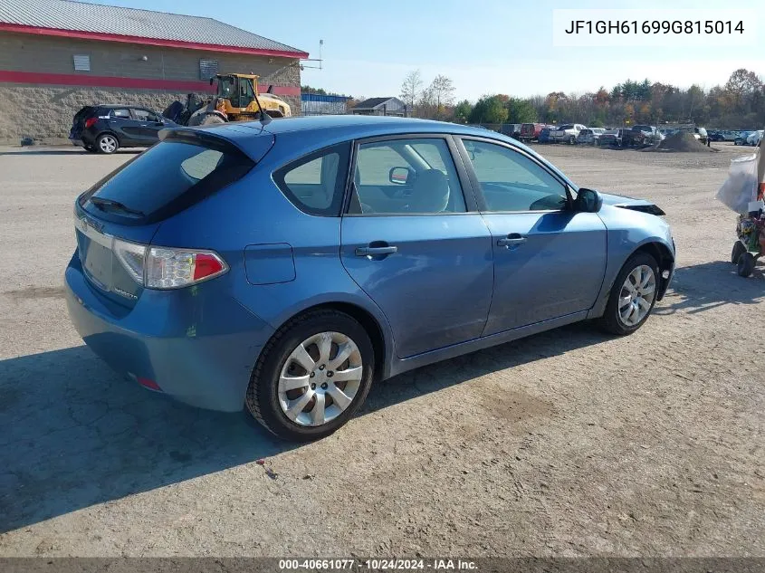 2009 Subaru Impreza 2.5I VIN: JF1GH61699G815014 Lot: 40661077