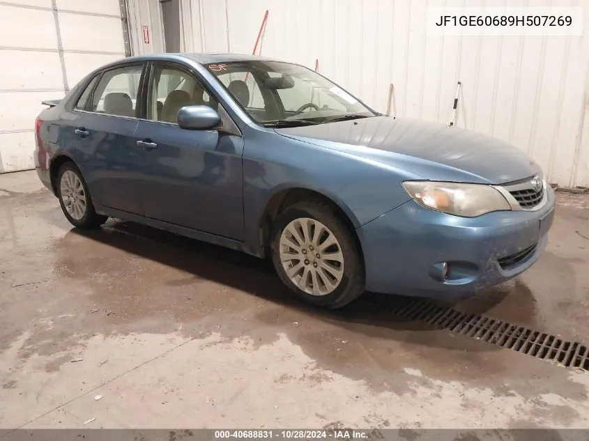 2009 Subaru Impreza 2.5I Premium VIN: JF1GE60689H507269 Lot: 40688831