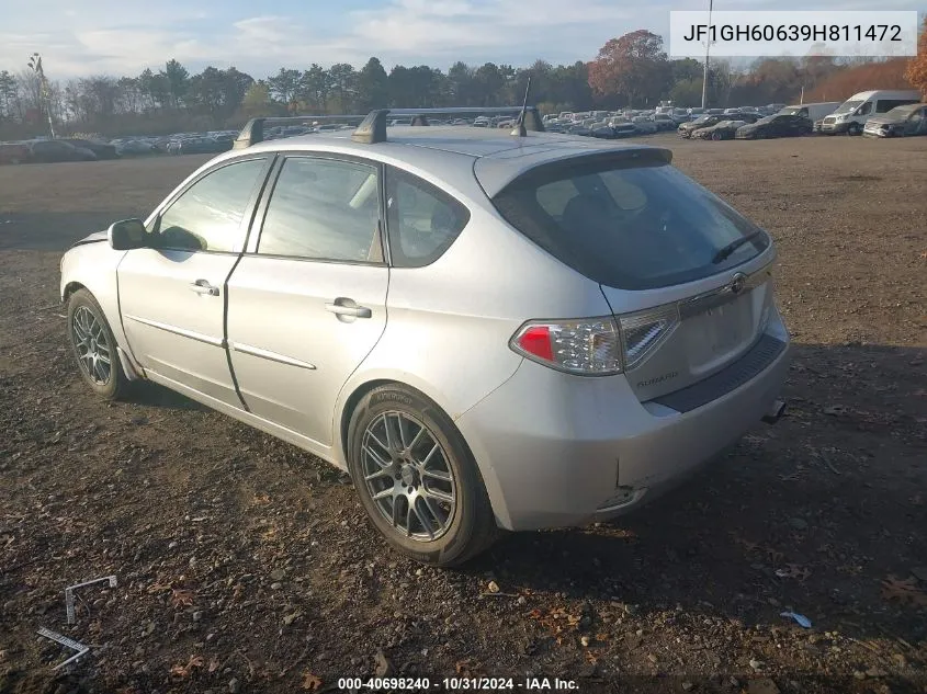 2009 Subaru Impreza 2.5I VIN: JF1GH60639H811472 Lot: 40698240