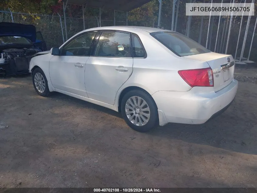 JF1GE60689H506705 2009 Subaru Impreza 2.5I