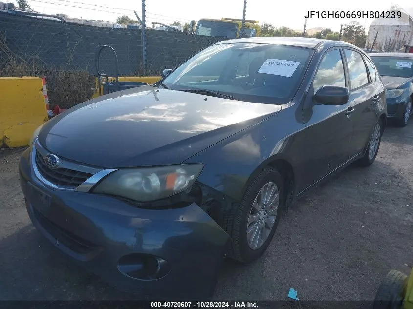 2009 Subaru Impreza 2.5I VIN: JF1GH60669H804239 Lot: 40720607