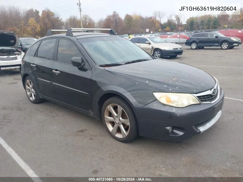 2009 Subaru Impreza Outback Sport VIN: JF1GH63619H820604 Lot: 40721060