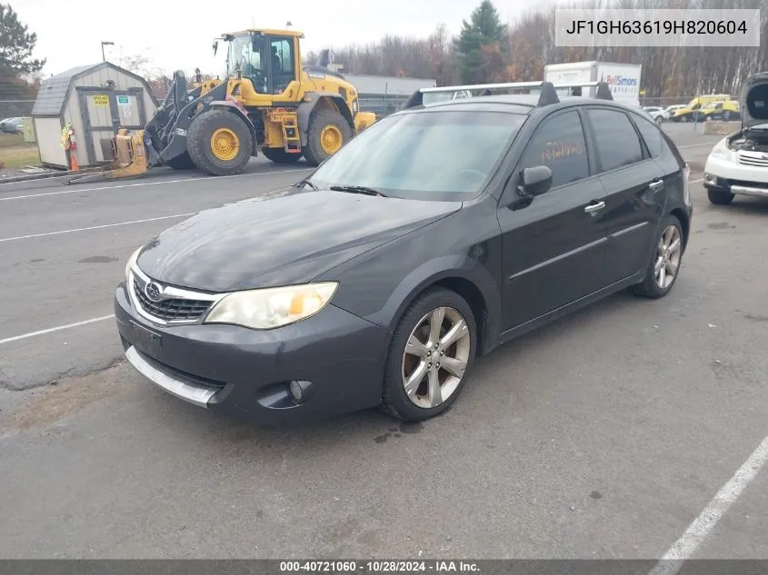 2009 Subaru Impreza Outback Sport VIN: JF1GH63619H820604 Lot: 40721060