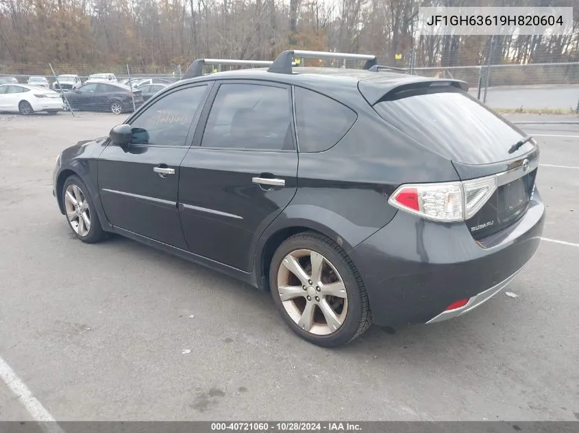 2009 Subaru Impreza Outback Sport VIN: JF1GH63619H820604 Lot: 40721060