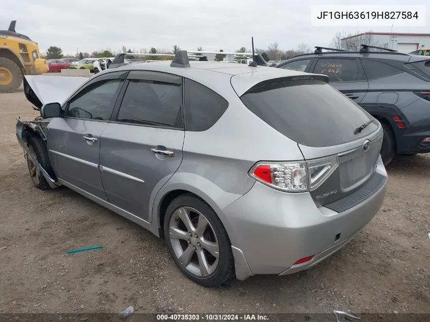 2009 Subaru Impreza Outback Sport VIN: JF1GH63619H827584 Lot: 40735303