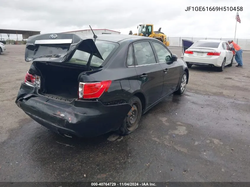 2009 Subaru Impreza 2.5I VIN: JF1GE61669H510458 Lot: 40764729